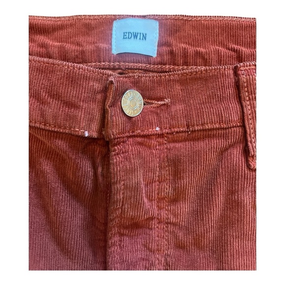 Edwin Brown Flare Wide Leg Jeans SOLD AS IS - Picture 6 of 11